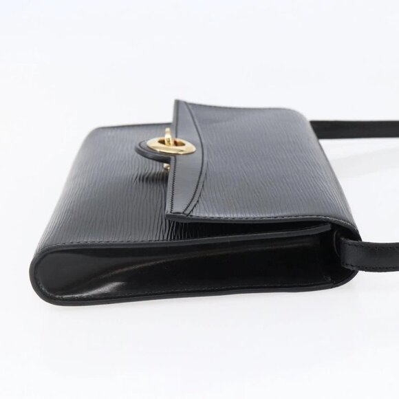LOUIS VUITTON Epi Pochette Arche Shoulder Bag Black Noir - Picture 5 of 16